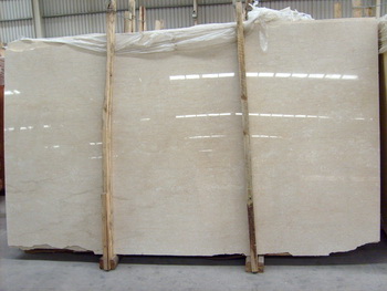 Platinum Beige & Mila Beige marble slabs